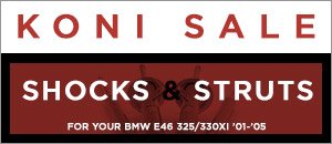BMW E46 325/330Xi Koni Suspension Parts