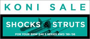 BMW E46 3 Series RWD Koni Suspension Parts
