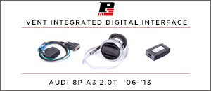 Audi 8P A3 2.0T Cars Vent Integrated Digital Interface