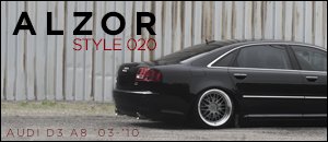 Audi D3 A8 Alzor Style 020 Wheels