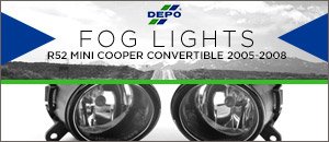 R52 Cooper Convertible MINI Depo Fog Lights