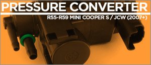 R56-R59 MINI Cooper S/JCW Pressure Converter 