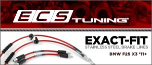 BMW F25 X3 ECS Exact-Fit Brake Lines
