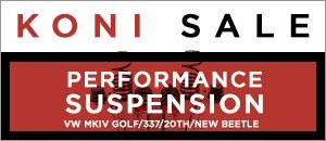 VW MKIV Golf 337/20th New Beetle Koni Suspension