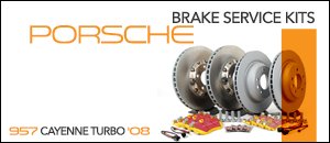 Porsche 957 Cayenne Turbo Brake Service Kits
