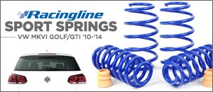 VW MKVI Golf/GTI Racingline Sport Springs