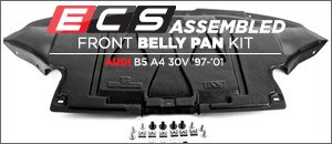 Audi B5 A4 ECS Assembled Front Belly Pan Kit