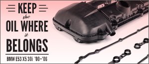 BMW E53 X5 30i M54 Valve Cover Repair