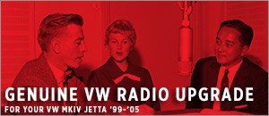 VW MKIV Jetta Genuine Radio Upgrade