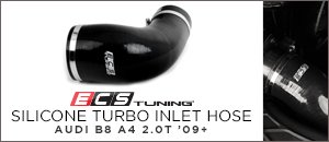 Audi B8 A4 2.0T ECS Silicone Turbo Inlet Hose