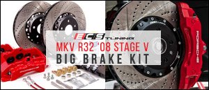 VW MKV R32 ECS Stage V Big Brake Kit