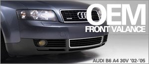 Audi B6 A4 30V OEM Front Valance 
