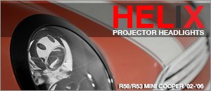 R52 MINI Cooper Convertible Helix Projector Headlights