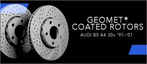 Audi B5 A4 30V ECS GEOMET&reg; Coated Rotors