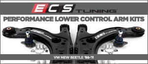 VW New Beetle ECS Performance Lower Control Arm Kit