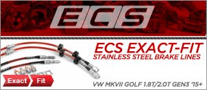 Volkswagen MKVII Golf/GTI ECS Exact-Fit Brake Line Kit