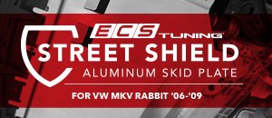 VW MKV Rabbit ECS Street Shield Aluminum Skid Plate