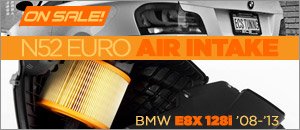 BMW E8X 128i N52 European Airbox