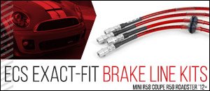 MINI R58 R59 ECS Exact-Fit Stainless Brake Lines