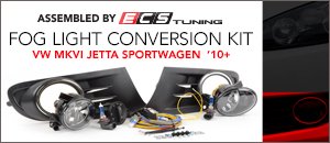 VW MKVI Jetta Sportwagen ECS Fog Light Conversion Kits