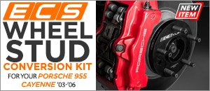 Porsche 955 Cayenne ECS Wheel Stud Conversions