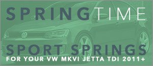 VW MKVI Jetta TDI Sport Springs