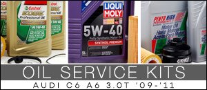 Audi C6 A6 3.0T Oil Service Kits