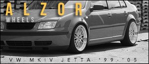 VW MKIV Jetta Alzor Wheels