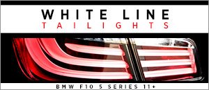 BMW F10 5 Series White Line Tail Light Kit