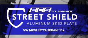 VW MKVI Jetta ECS Street Shield Aluminum Skid Plate