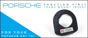 Porsche 991 Transmission Mount Inserts