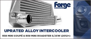 MINI R58/R59 S/JCW Forge Uprated Alloy Intercooler
