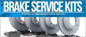 Porsche 986 Boxster S Brake Service Kits