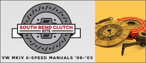 VW MKIV 6-Speed Manuals South Bend Clutch Kits