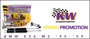 BMW E36 M3 KW Suspension Spring Promotion