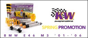 BMW E46 M3 KW Suspension Spring Promotion