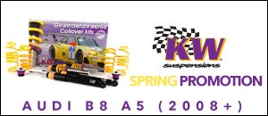 Audi B8 A5 KW Suspension Spring Promotion