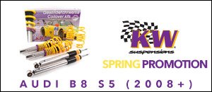 Audi B8 S5 KW Suspension Spring Promotion