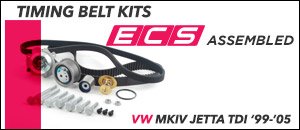 VW MKIV Jetta TDI ECS Assembled Timing Belt Kits