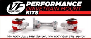 W MKIV Jetta/Golf VR6 VF Drivetrain Mount Kit