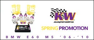 BMW E60 M5 KW Suspension Spring Promotion