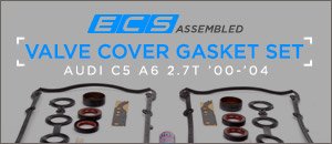 Audi C5 A6 2.7T ECS Assembled Valve Cover Gaskets