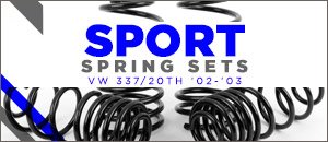 VW 337/20th Sport Springs