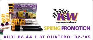 Audi B6 A4 1.8T  KW Suspension Spring Promotion