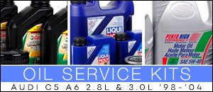 Audi C5 A6 2.8L & 3.0L Oil Service Kits