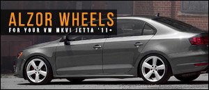 VW MKVI Jetta Alzor Wheels