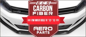 VW MKVI Golf R ECS Carbon Fiber Aero Parts