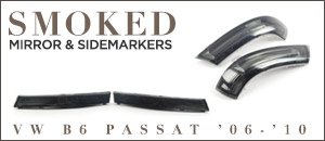 VW B6 Passat Smoked Mirror & Side Markers
