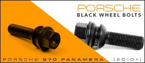 Porsche 970 Panamera ECS Black Wheel Bolts
