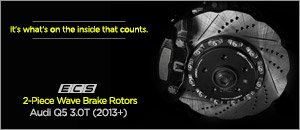 Audi Q5 3.0T ECS 2-Piece Wave Rotor Brake Kits
